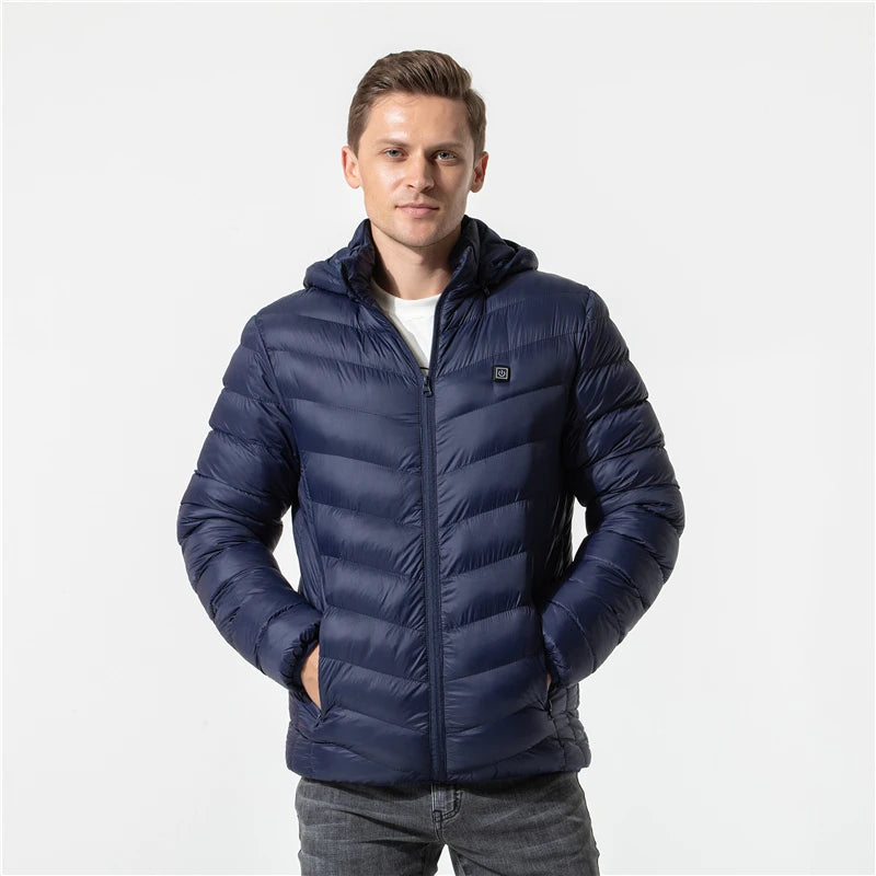 11 Areas Heated Jacket Mens Jacket Waterproof Winter Jackets