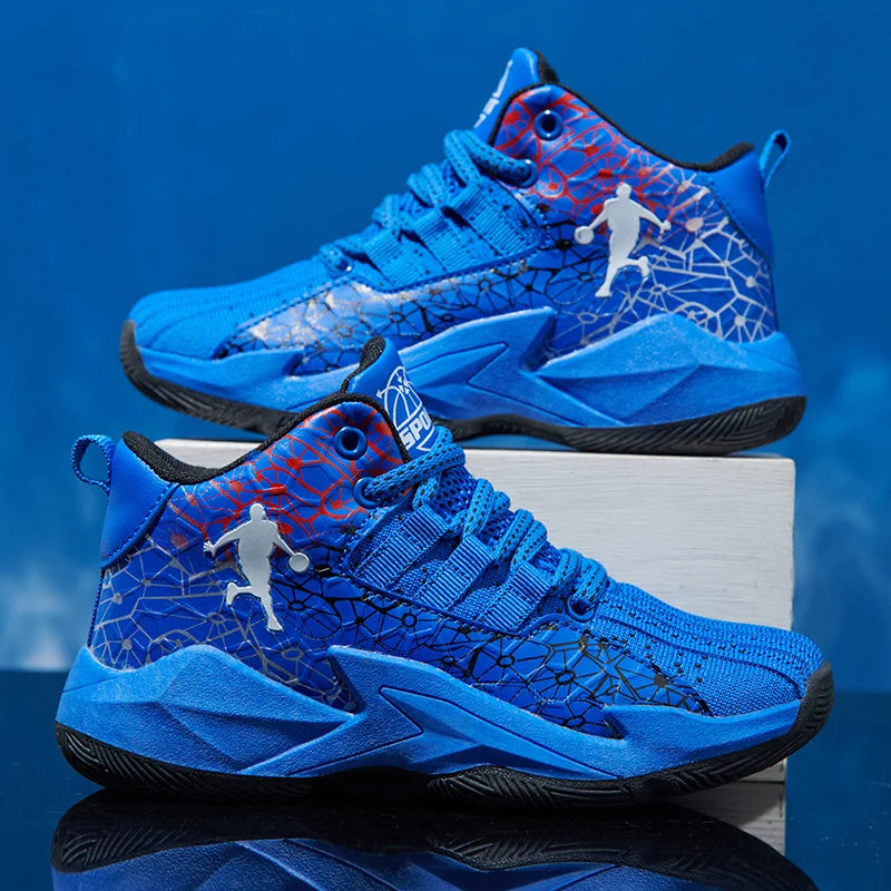 Kids Sneakers Boys Basketball Shoes Children's Casual Shoes Outdoor Training Running Sneakers Child Non-slip Comfortable 8