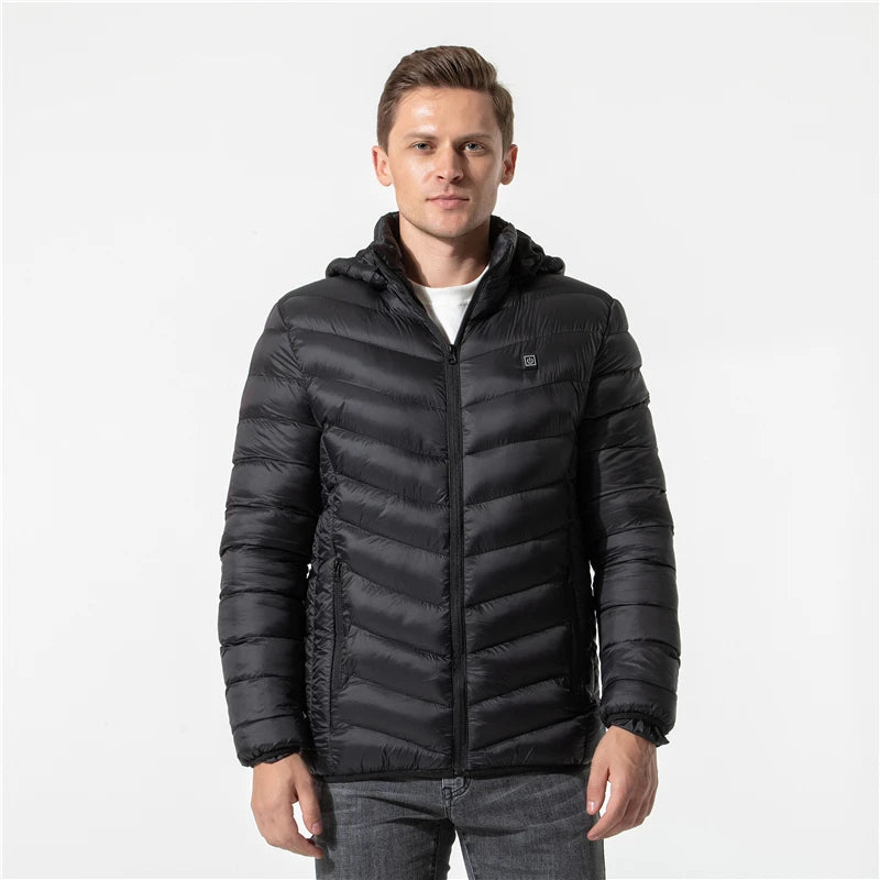 11 Areas Heated Jacket Mens Jacket Waterproof Winter Jackets