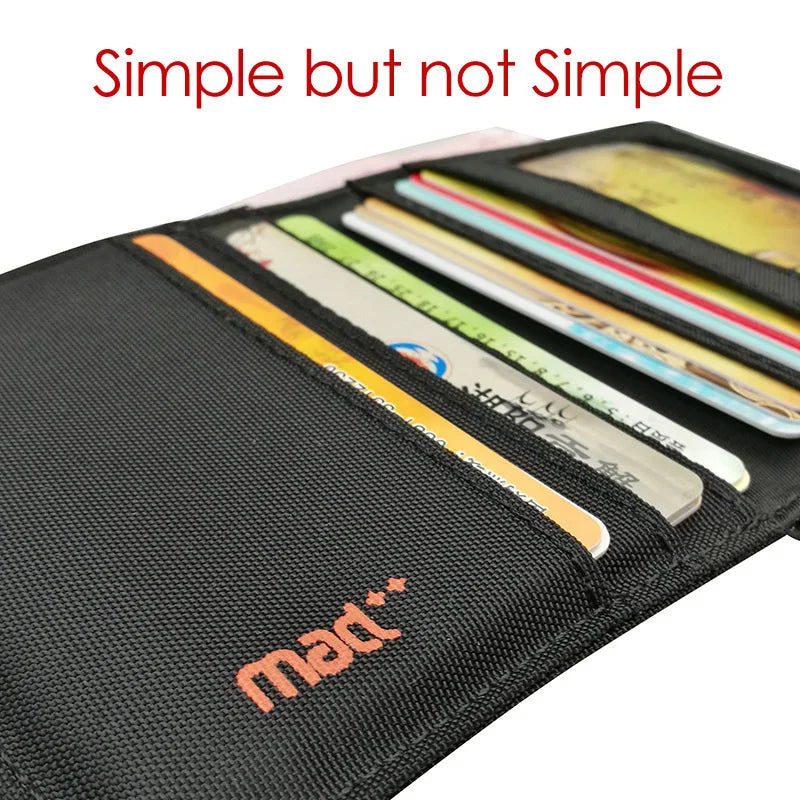 Slim Nylon Wallet For Men Ultra Thin