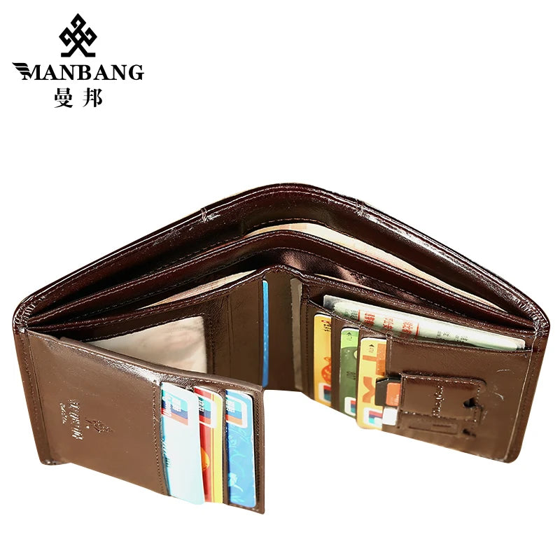 Classic Style Wallet Genuine Leather High Quality