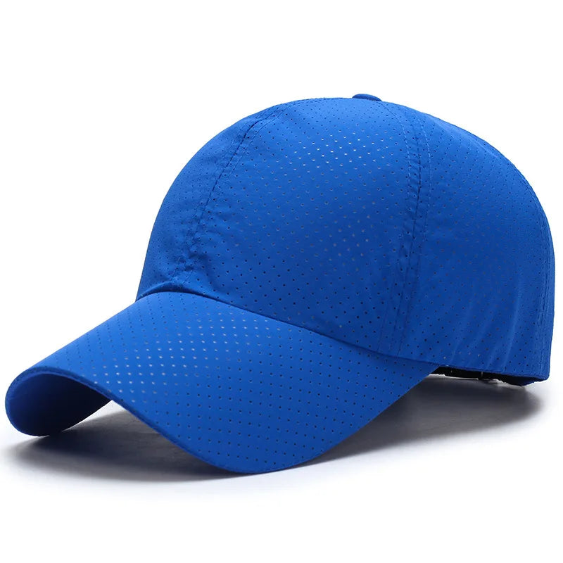 Baseball Cap Summer Thin Mesh Portable Quick Dry Breathable Sun Hat Golf Tennis Running Hiking Camping Fishing Sailboat Beach