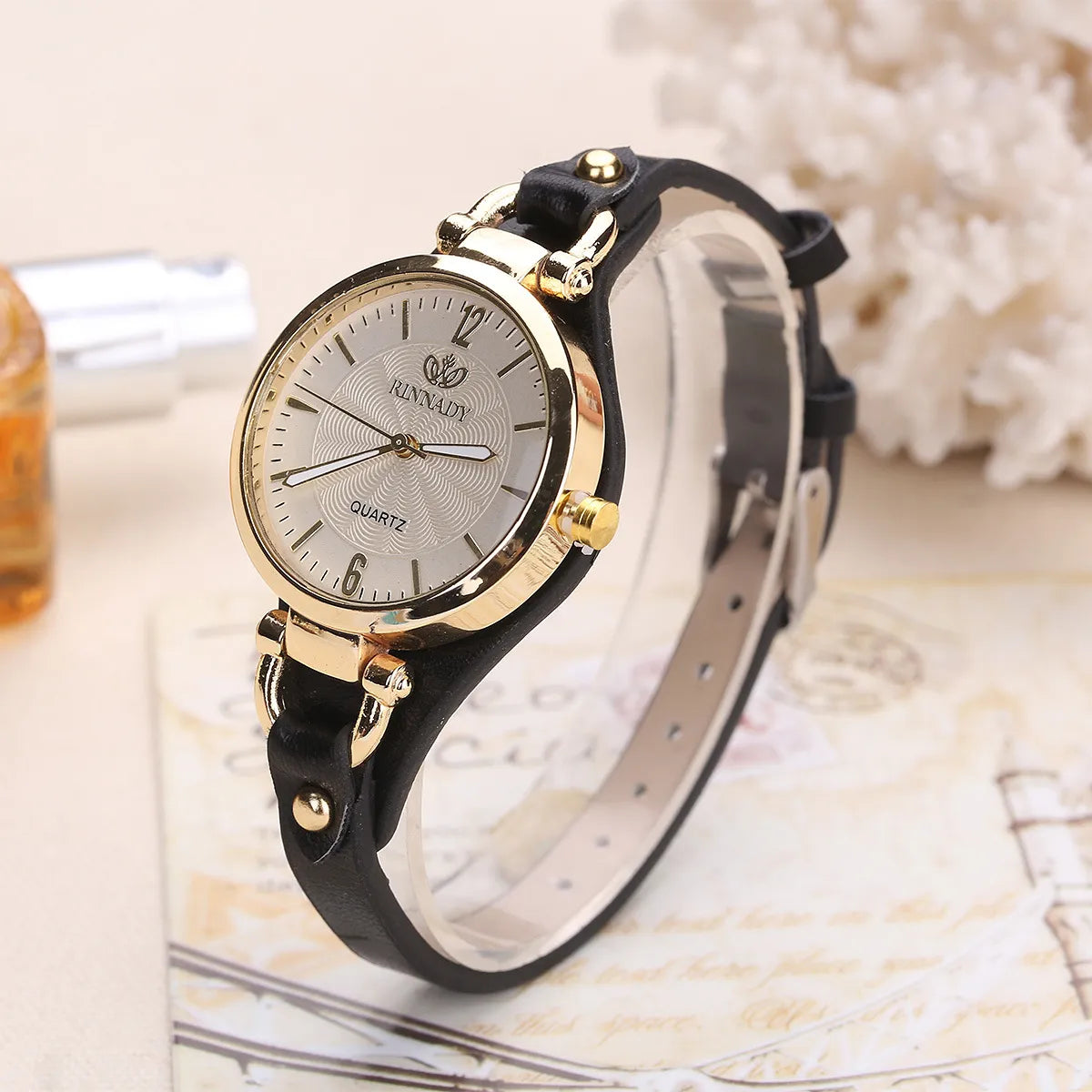 High Quality Women Watch Leather Strap Quartz Watches