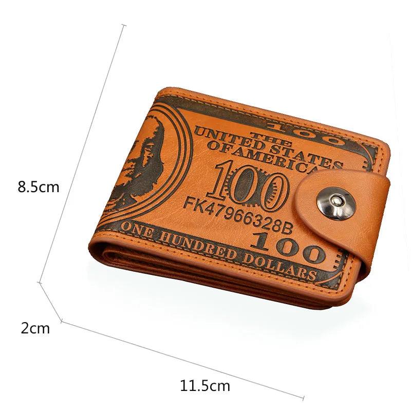 New Men Wallets ID Card Holder Leather Wallet