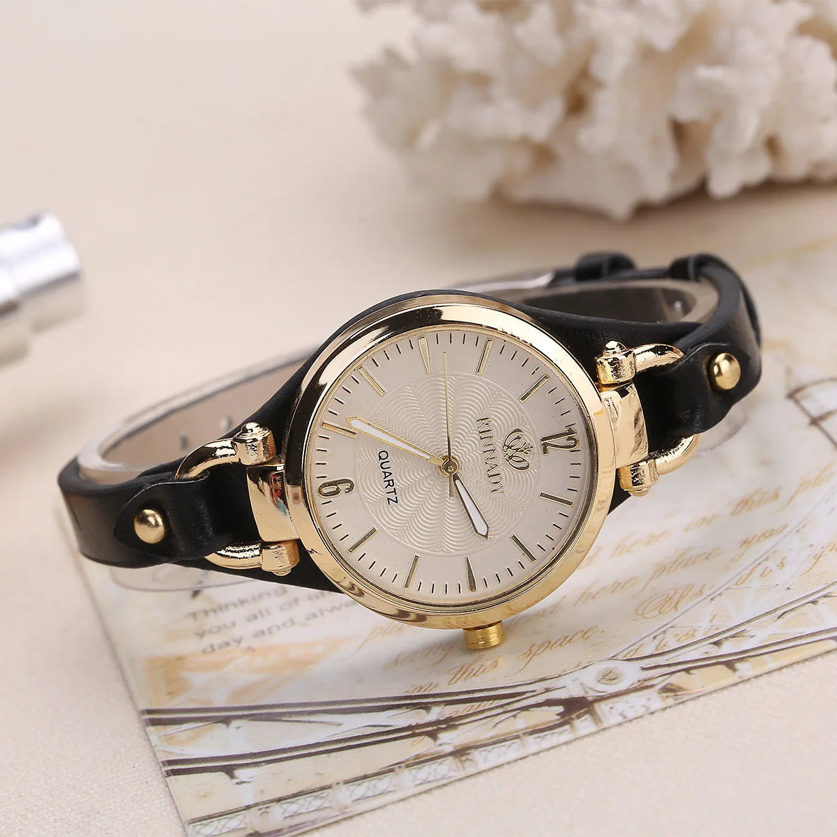 High Quality Women Watch Leather Strap Quartz Watches