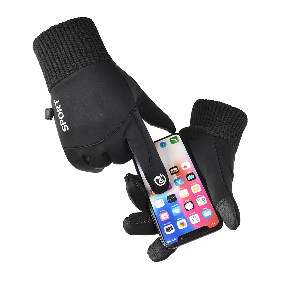 Winter Waterproof Men's Gloves Windproof Sports Touchscreen Driving Motorcycle Ski Non-slip Warm Cycling