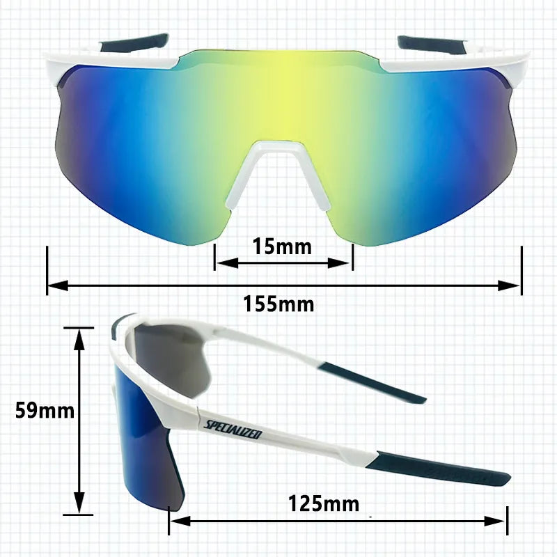 Riding Cycling Sunglasses Bicycle Mountain Bike Men's Women Outdoor Sport Eyewear