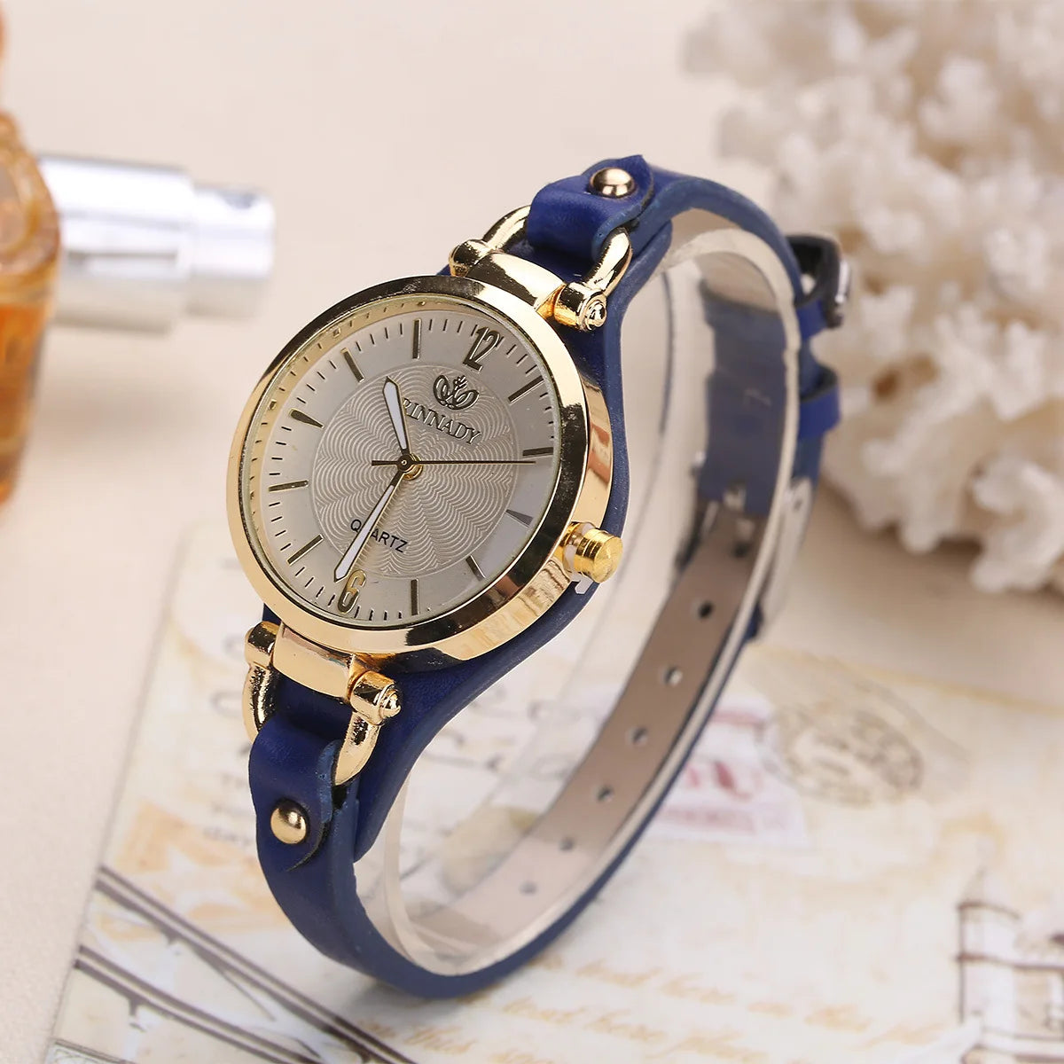 High Quality Women Watch Leather Strap Quartz Watches