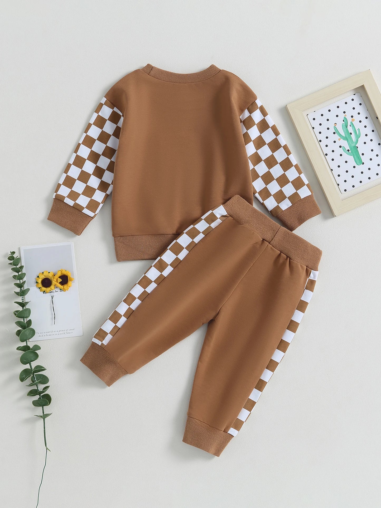 Adorable 2-Piece Toddler Boy s Outfit with Raglan Lattice Top and Drawstring Pants - Perfect for Newborns and Infants from 0-3T