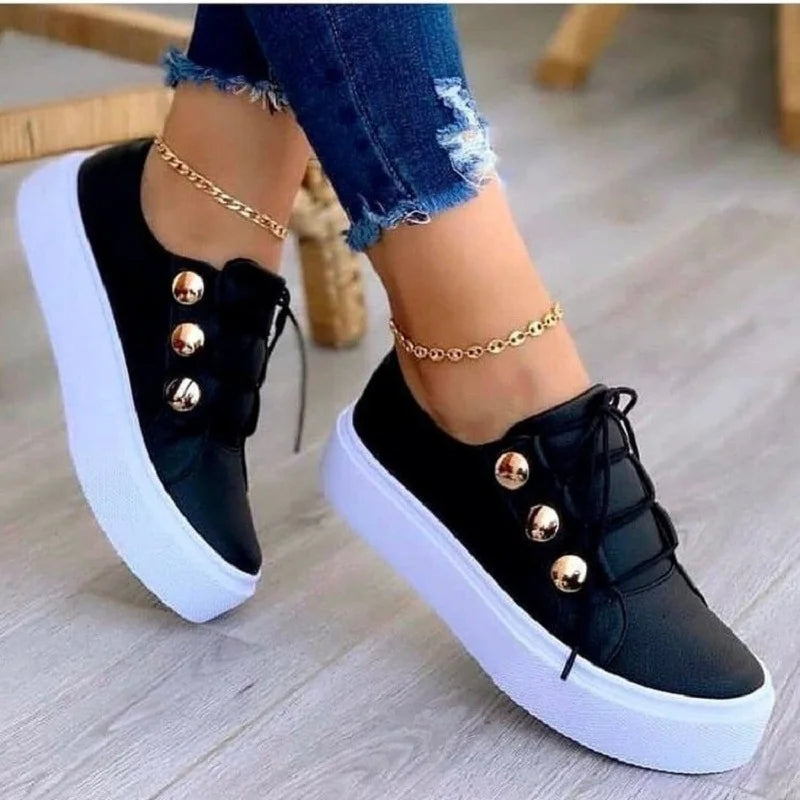 Women Casual Shoes White Sneakers Women Fashion Spring Summer Canvas Sneakers Women Platform Vulcanize Shoes