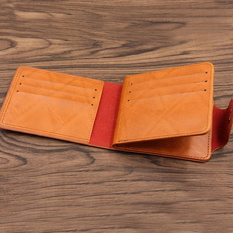 New Men Wallets ID Card Holder Leather Wallet