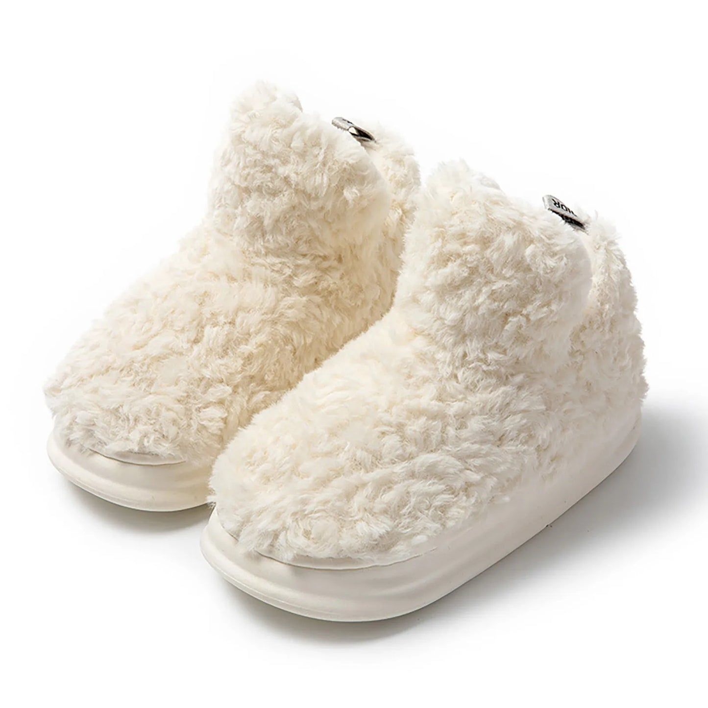 Furry Women Home Slippers Warm Plush Winter Platform Shoes Soft Female Indoor Slippers with Fur Couples Indoor Slippers Fashion